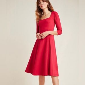 Elegant Red Women's Dress